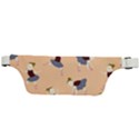 Cute  Pattern With  Dancing Ballerinas On Pink Background Active Waist Bag View2