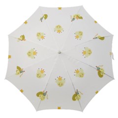 Cute Delicate Seamless Pattern With Little Princesses In Scandinavian Style With Texture Of Natural Straight Umbrellas by EvgeniiaBychkova