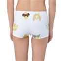 Cute Delicate Seamless Pattern With Little Princesses In Scandinavian Style With Texture Of Natural Reversible Boyleg Bikini Bottoms View2