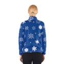 Christmas Seamless Pattern With White Snowflakes On The Blue Background Winter Jacket View2