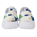 Funny  Winter Seamless Pattern With Little Princess And Her Christmas Women s Slip On Sneakers View4