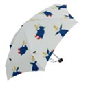 Funny  Winter Seamless Pattern With Little Princess And Her Christmas Mini Folding Umbrellas View2