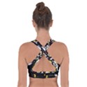 Christian Window Glass Art Print Cross Back Sports Bra View2