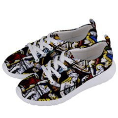 Christian Window Glass Art Print Women s Lightweight Sports Shoes by dflcprintsclothing