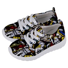 Christian Window Glass Art Print Kids  Lightweight Sports Shoes by dflcprintsclothing