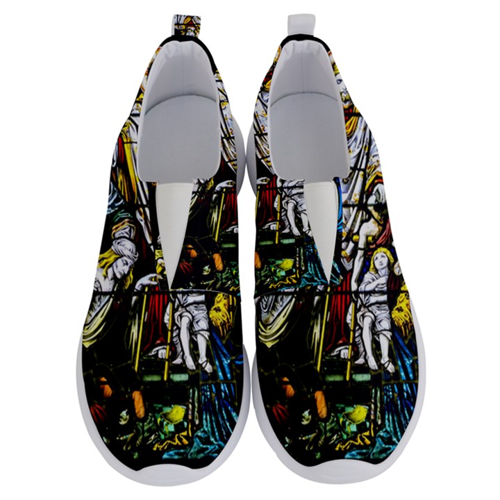 Christian Window Glass Art Print No Lace Lightweight Shoes