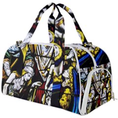 Christian Window Glass Art Print Burner Gym Duffel Bag