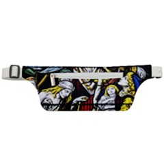 Christian Window Glass Art Print Active Waist Bag