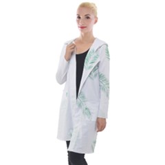 Flower Branch Corolla Wreath Vector Hooded Pocket Cardigan by HermanTelo