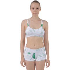 Flower Branch Corolla Wreath Vector Perfect Fit Gym Set