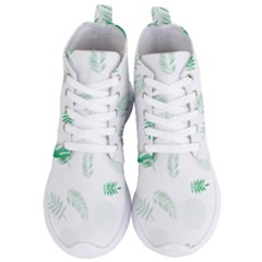 Flower Branch Corolla Wreath Vector Women s Lightweight High Top Sneakers