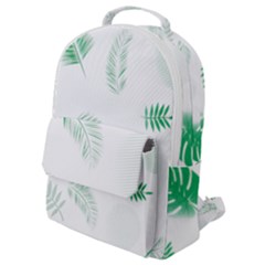 Flower Branch Corolla Wreath Vector Flap Pocket Backpack (small)