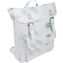 Flower Branch Corolla Wreath Vector Buckle Up Backpack View2