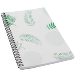 Flower Branch Corolla Wreath Vector 5 5  X 8 5  Notebook