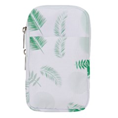 Flower Branch Corolla Wreath Vector Waist Pouch (large)