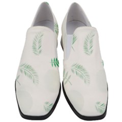 Flower Branch Corolla Wreath Vector Women Slip On Heel Loafers