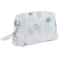 Flower Branch Corolla Wreath Vector Wristlet Pouch Bag (large)