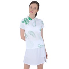 Flower Branch Corolla Wreath Vector Women s Polo Tee