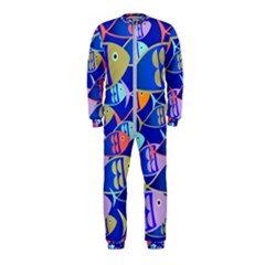 Sea Fish Illustrations Onepiece Jumpsuit (kids)