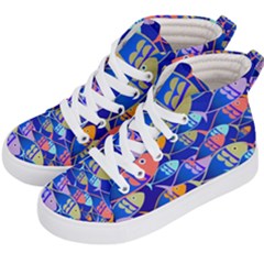 Sea Fish Illustrations Kids  Hi-top Skate Sneakers