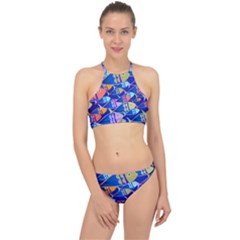 Sea Fish Illustrations Racer Front Bikini Set by Mariart