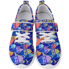 Sea Fish Illustrations Men s Velcro Strap Shoes by Mariart