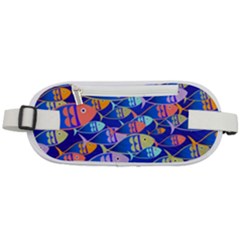 Sea Fish Illustrations Rounded Waist Pouch