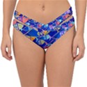 Sea Fish Illustrations Double Strap Halter Bikini Bottom View1