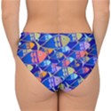 Sea Fish Illustrations Double Strap Halter Bikini Bottom View2