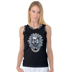 Knock Knock - Black - By Larenard Women s Basketball Tank Top by LaRenard