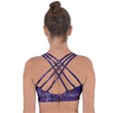 Winter Nights In The Forest Cross String Back Sports Bra View2