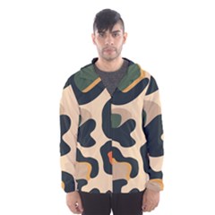 Exotic Leopard Skin Design Men s Hooded Windbreaker by ArtsyWishy