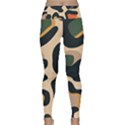 Exotic Leopard Skin Design Lightweight Velour Classic Yoga Leggings View1