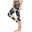 Exotic Leopard Skin Design Lightweight Velour Classic Yoga Leggings View3