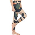 Exotic Leopard Skin Design Lightweight Velour Classic Yoga Leggings View4