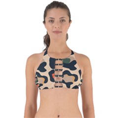 Exotic Leopard Skin Design Perfectly Cut Out Bikini Top by ArtsyWishy