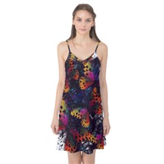 Butterfly Floral Pattern Camis Nightgown