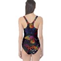 Butterfly Floral Pattern One Piece Swimsuit View2