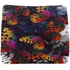 Butterfly Floral Pattern Seat Cushion