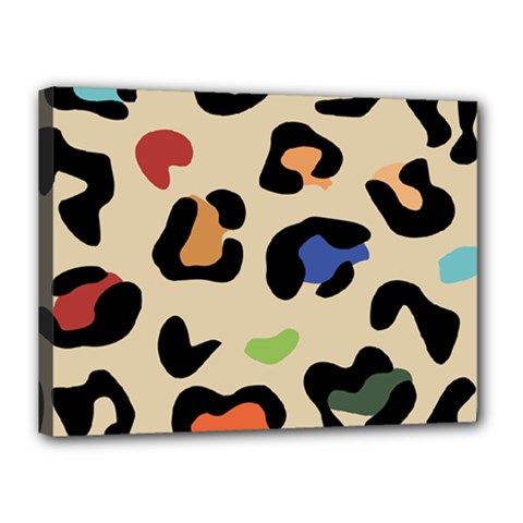 Animal Print Design Canvas 16  X 12  (stretched) by ArtsyWishy