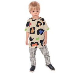 Animal Print Design Kids  Raglan Tee