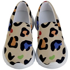 Animal Print Design Kids Lightweight Slip Ons by ArtsyWishy