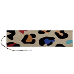 Animal Print Design Roll Up Canvas Pencil Holder (l) by ArtsyWishy