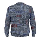 Dark Denim With Letters Men s Sweatshirt View2