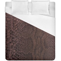 Leather Snakeskin Design Duvet Cover (california King Size) by ArtsyWishy