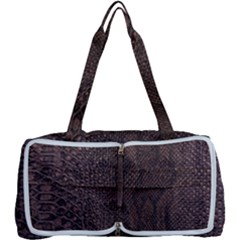 Leather Snakeskin Design Multi Function Bag