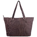 Leather Snakeskin Design Full Print Shoulder Bag View2