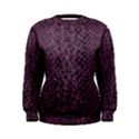 Purple Leather SnakeSkin Design Women s Sweatshirt View1