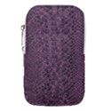 Purple Leather SnakeSkin Design Waist Pouch (Small) View1