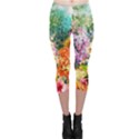 Forest Flowers  Capri Leggings  View1